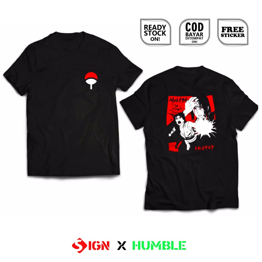 🔥 HOT🔥 Áo thun in hình NARUTO UCHIHA BROTHER ITACHI IZUNA KISAME   độc đẹp giá rẻ