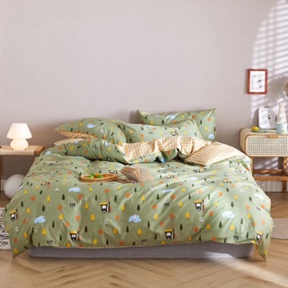 Set chăn ga gối cotton 100% (ib chọn mẫu)