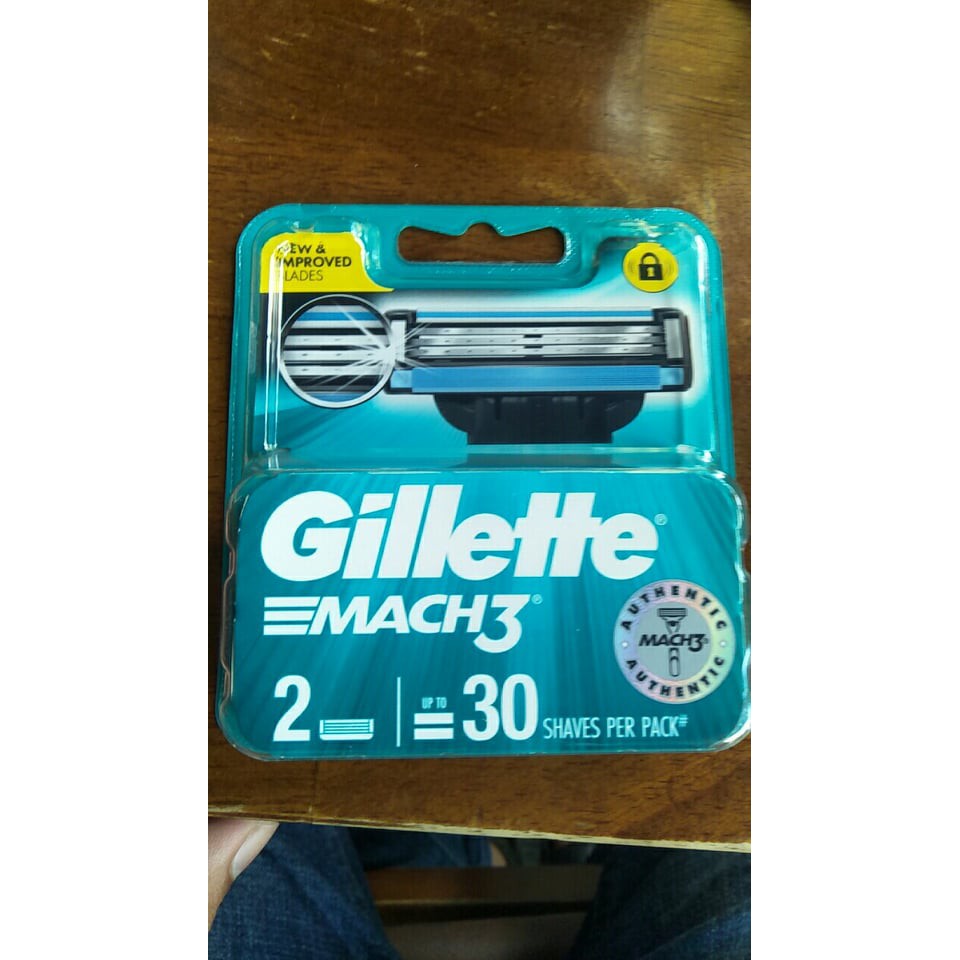 Combo Gillette Mach 3 Classic Toàn Diện (Dao Cạo Gillette Mach3 Classic + Vỉ 2 Lưỡi Dao Cạo Gillette Mach3 Classic)