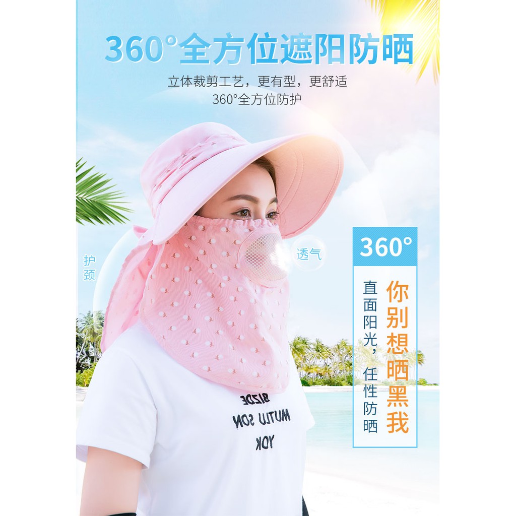 Mũ Chống Nắng Che Phủ Toàn Diện Dễ Phối Đồ Thời Trang Mùa Hè Cho Nữ