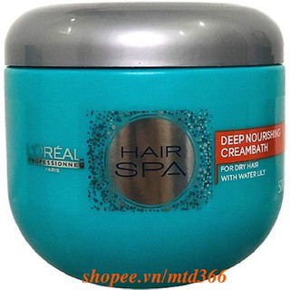 Hấp Dầu 500ml Hair Spa Nourishing Cream Bath Loreal Professionnel