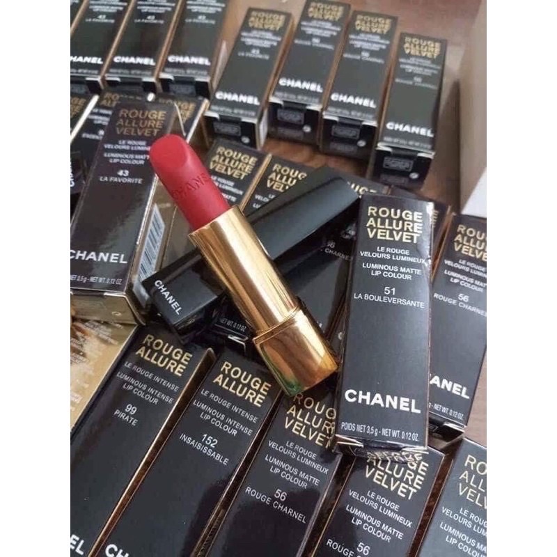 Son chanel 51 màu đỏ hồng cherry [chuẩn auth]