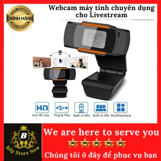 Webcam máy tính chuyên dụng cho Livestream, Học và Làm việc Online siêu rõ nét HD 720P - Wedcam quay chữ rõ nét WEBCAM 1