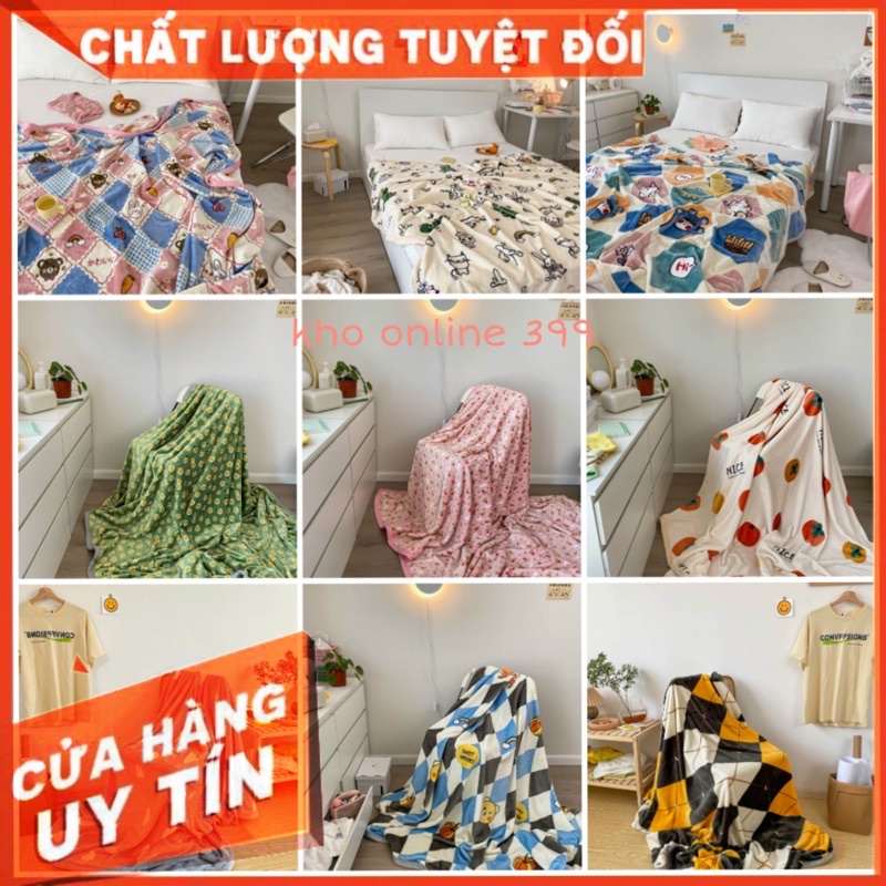 [GIÁ HUỶ DIỆT] chăn nhung tuyết sữa kích thước 2mx2m3, chăn ga gối nệm, chăn, mền