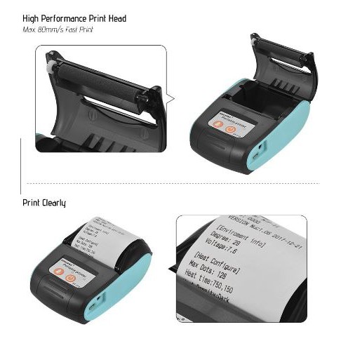 COMBO MÁY IN HÓA ĐƠN GOVIET GOOJPRT PT-210 kết nối bluetooth qua các ứng dụng sapo, kiot việt, loyverse.v.v | BigBuy360 - bigbuy360.vn