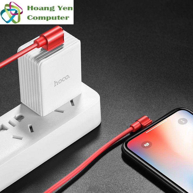 [Mã ELORDER5 giảm 10K đơn 20K] Cáp Sạc IPhone Hoco U37 5V-1A, Dài 3M, Đầu Cắm L - BH 12 Tháng (MÀU SẮC NGẪU NHIÊN)