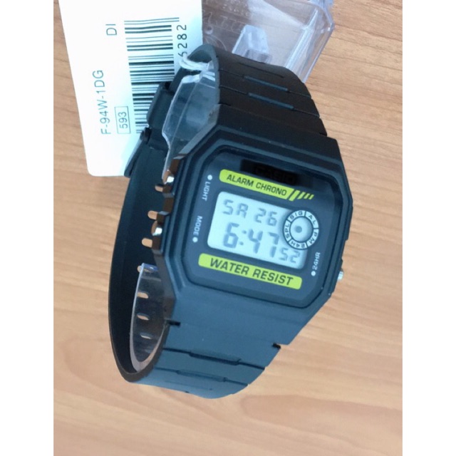 Đồng hồ điện tử Nam Nữ dây cao su F-94W -1DG | BigBuy360 - bigbuy360.vn