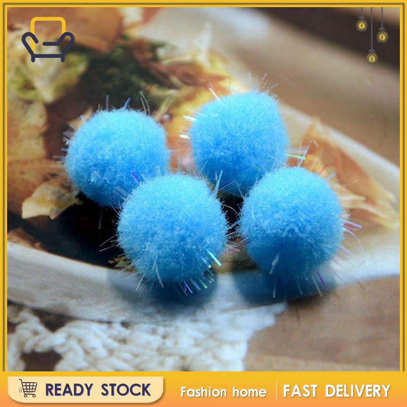 100x Quả bưởi đầy màu sắc Các loại Đồ trang trí Poms thủ công DIY