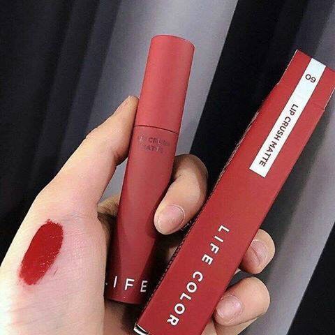 [Hot Trend] Son kem lì It's Skin Life Color Its 09 màu Đỏ Nâu