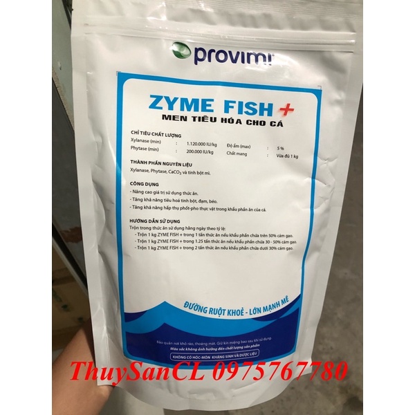 Men tiêu hoá cho cá - Zymefish- gói 1kg