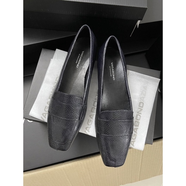 Giày Nữ , Giày Lười Loafers Vagabond Da Rắn