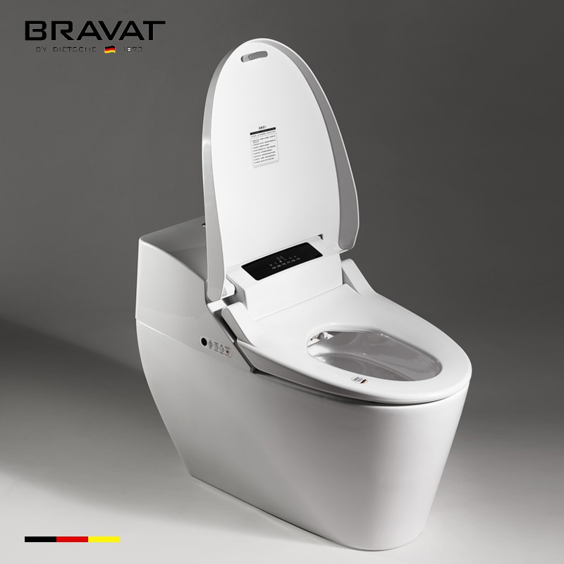 Bồn cầu thông minh cao cấp Bravat C21152W-3-VP