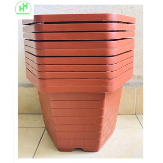10 Chậu Nhựa Trồng Cây Cảnh, Hoa FA-350 Bình Thuận Plastics