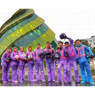 Bộ quần áo mưa tiện lợi Ánh Dương đi PHƯỢT mã A02