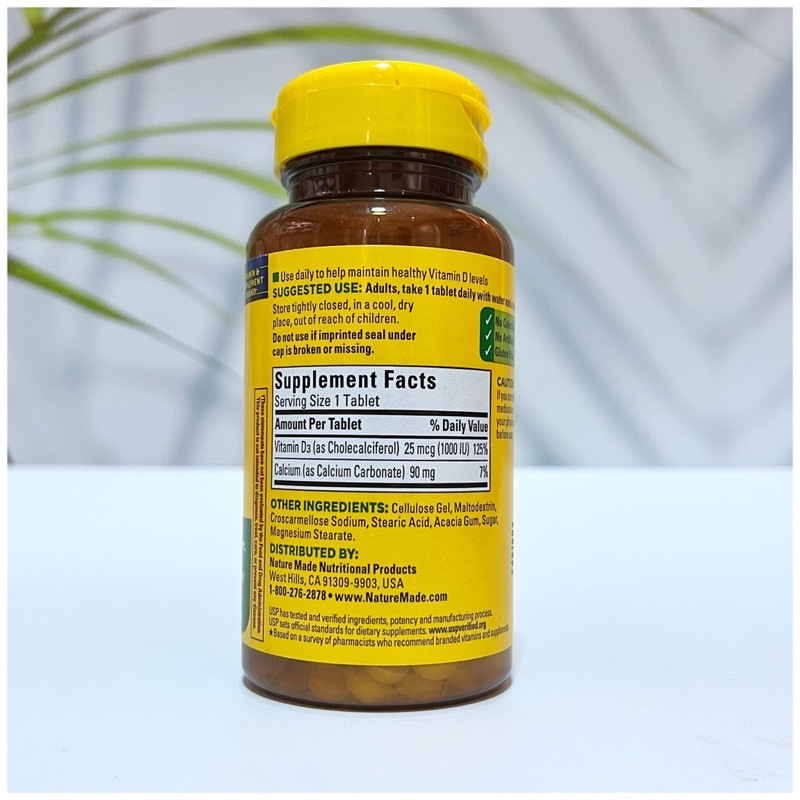 NM D3 1000 IU Mỹ 100 viên date 11/2024