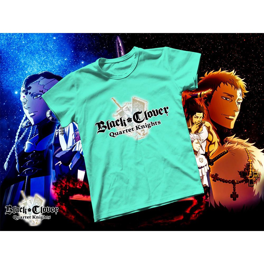 Áo thun Cotton Unisex - Anime - Black Clover - Logo black clover