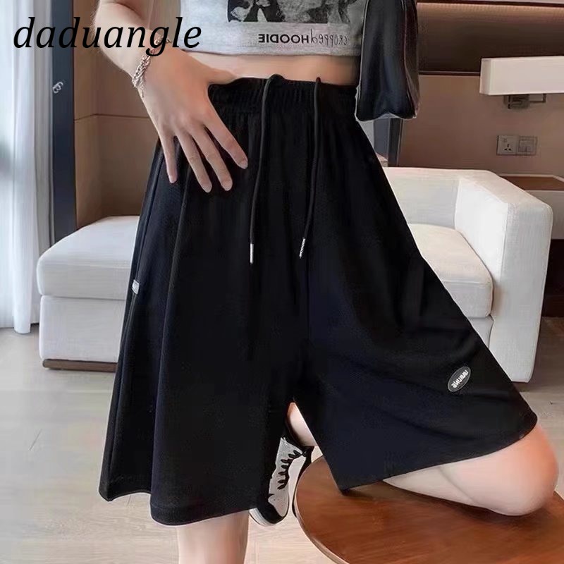 Quần short thể thao DADUHEY ống suông màu trơn thời trang mùa hè 2022 cho nữ