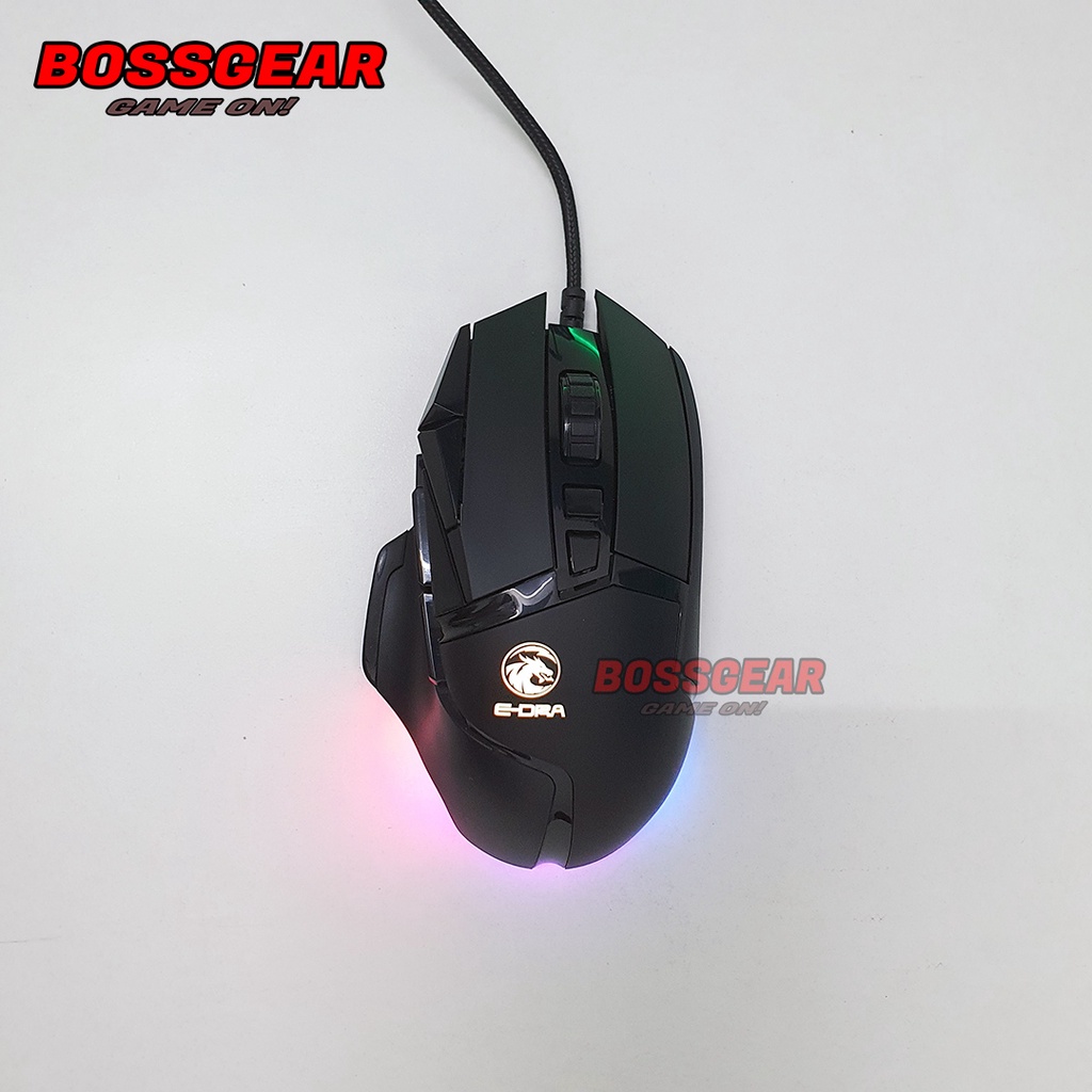 Chuột Gaming EDra EM6502 Pro ( 50 triệu lượt bấm, 16000 DPI, LED RGB, Có PM riêng )