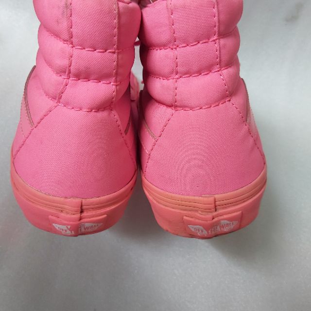 Giày Vans Sk8 Hi real 2nd full pink size 37
