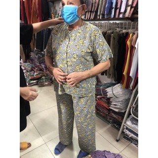 Bộ bà ba vãi tôn lụa cao cấp cho bà Size 38-50kg có thể  chọn màu và size)