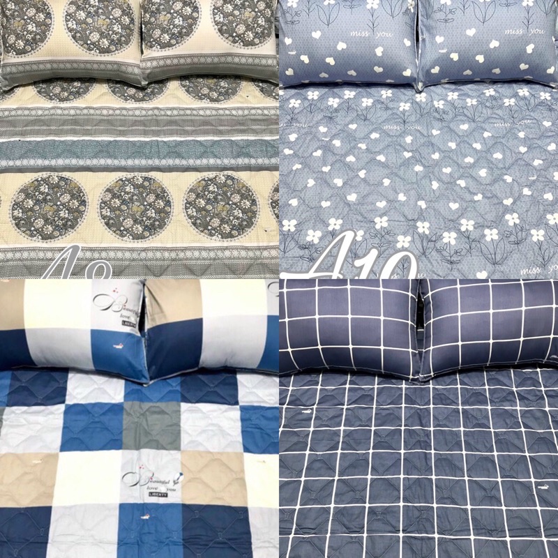 Drap Thắng Lợi, ga trãi giường chính hãng cotton 100% (4 món) chất vải dày dặn, thấm hút mồi hôi, thoáng mát