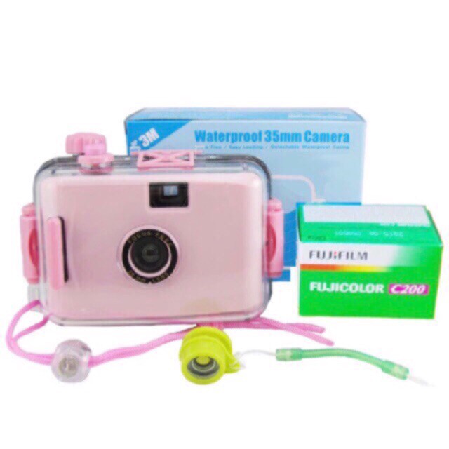 ☑▥(Có sẵn) MÁY ẢNH FILM CHỤP ĐƯỢC DƯỚI NƯỚC LOMO UNDERWATER (combo 1 máy + 1 film)