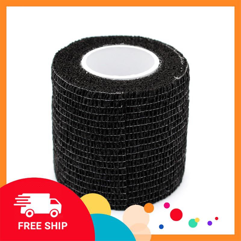 Cuộn Bọc Tay Cầm Máy Xăm  Băng Dính Quấn- Len Vải Quấn Chống Trơn Tay Cố Định Máy
