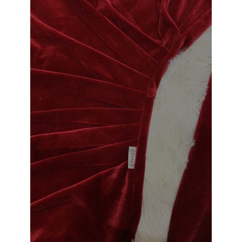 Váy body nhung tuyết ly eo tay bồng Emvy - K20 | BigBuy360 - bigbuy360.vn