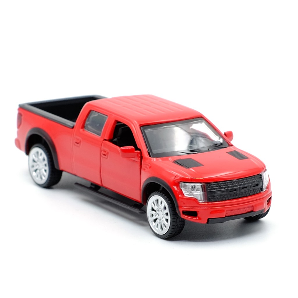 Caipo FORD F-150 SVT Pickup Hợp Kim Được Ủy Quyền Mô Hình Ô Tô Kéo Lại Cửa Mở Bé Trai Trẻ Em Đồ Chơi Hợp Kim Trang Trí Ô Tô Bộ Sưu Tập Đồ Trang Trí Bé Trai Quà Tặng Sinh Nhật