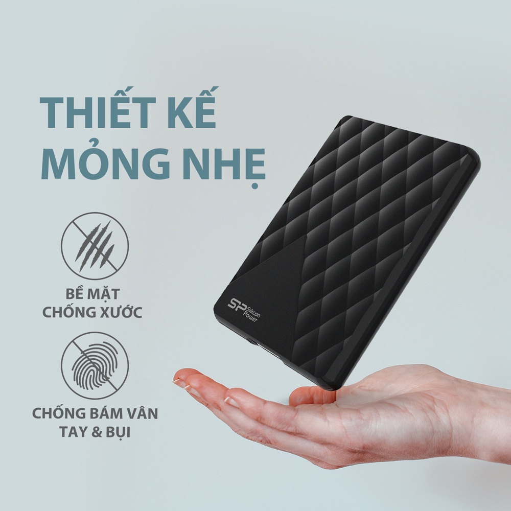 Ổ cứng di động Silicon Power Diamond D06 2.5&quot; USB 3.2/ 1TB/2TB Bảo hành 3 năm