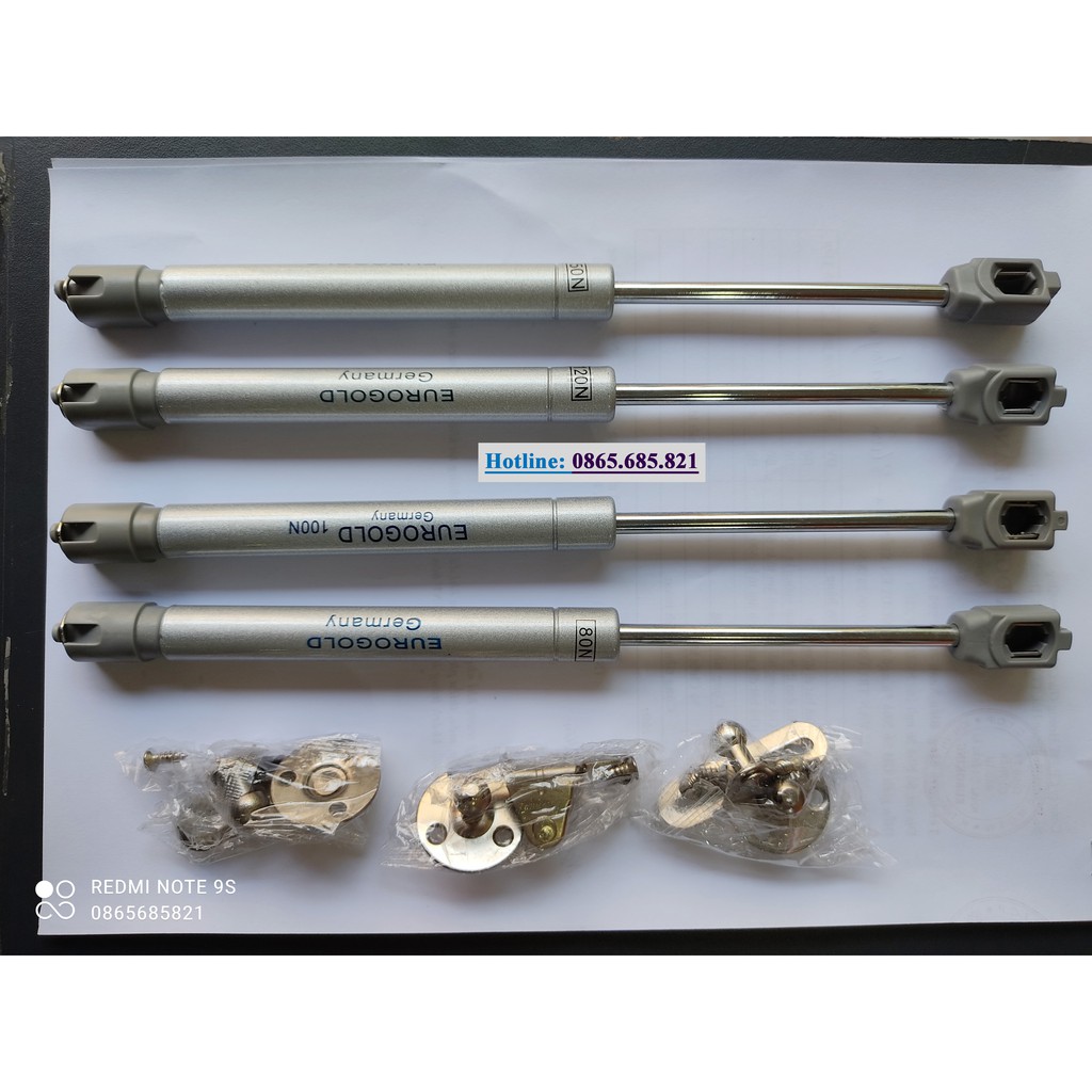 Tay Nâng Thủy Lực, Piston nâng cánh tủ 80N, Ti hơi Eurogold