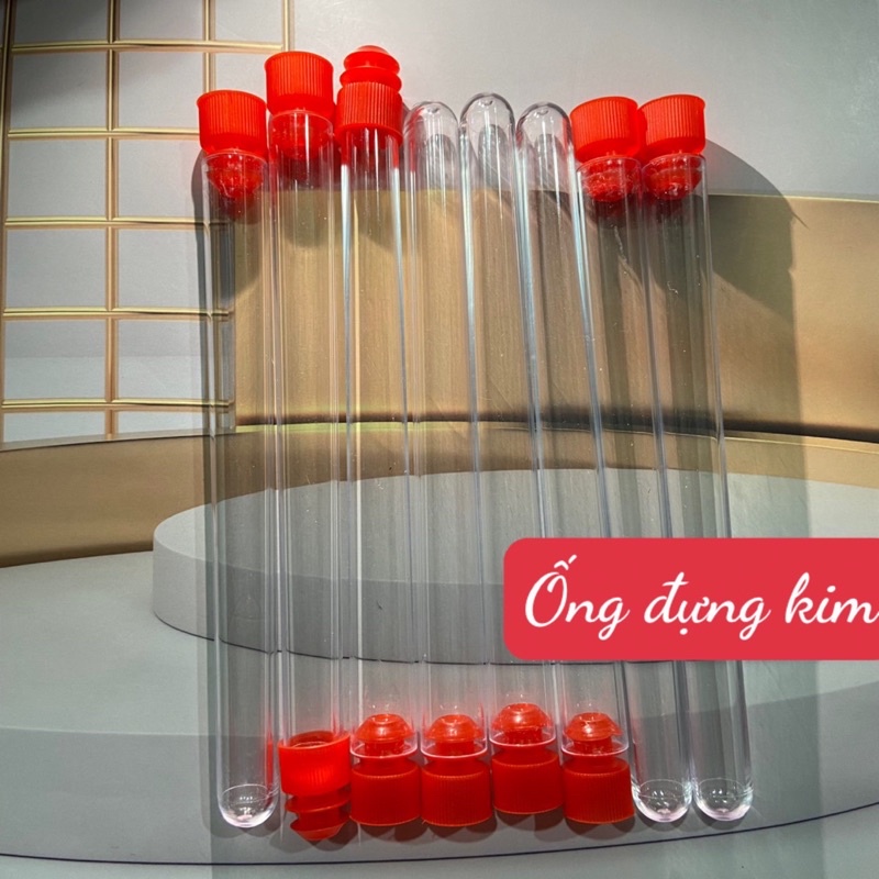 Ống nhựa cứng đựng kim trống rỉ