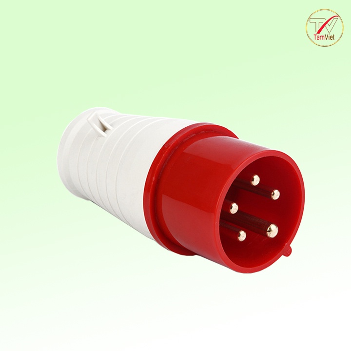 Phích cắm công nghiệp Tâm Việt, phích cắm điện công nghiệp 16A 3 pha 5 chấu 380V