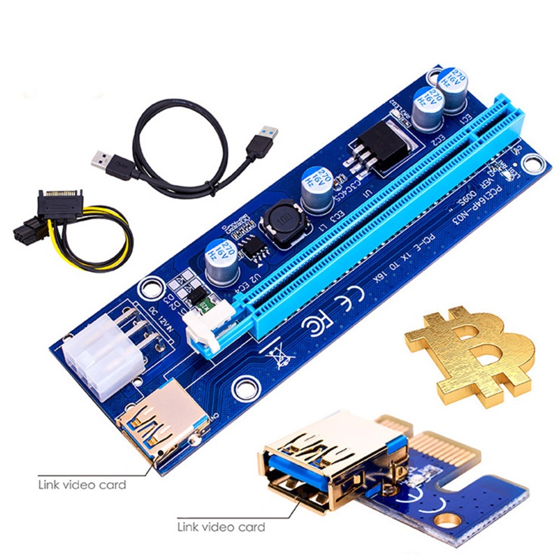 Card Mở Rộng PCI-E 009S PCI-E 009S Cho BTC Miner