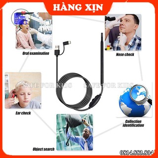Bộ Lấy Ráy Tai Cao Cấp 3 Trong 1 Soi Tai Mũi Miệng