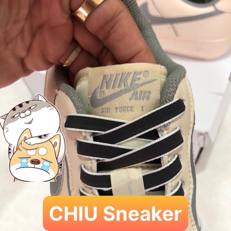 Giày thể thao nam nữ tăng chiều cao AF1 trắng phản quang giày Sneaker nam nữ air force1 trắng bạc xịn
