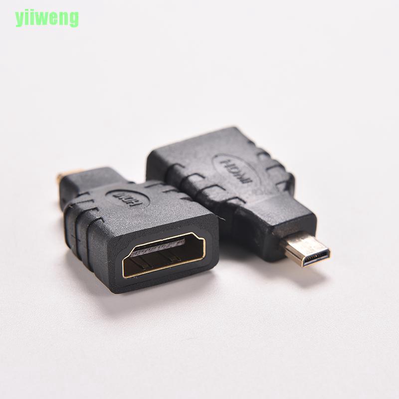 Đầu Chuyển Đổi Micro Hdmi (type D) Sang Hdmi (type A) Cho Hdtv