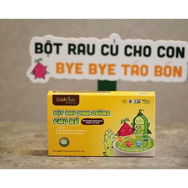 Bột rau củ Dalahouse - Bột dinh dưỡng Dalahouse cho bé ăn dặm, tạo màu tự nhiên cho món ăn