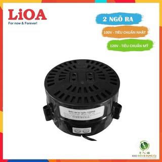 Biến đổi nguồn hạ áp lioa 1,5kva dn015 từ 220v xuống 100v - 120v - 2 ngõ ra