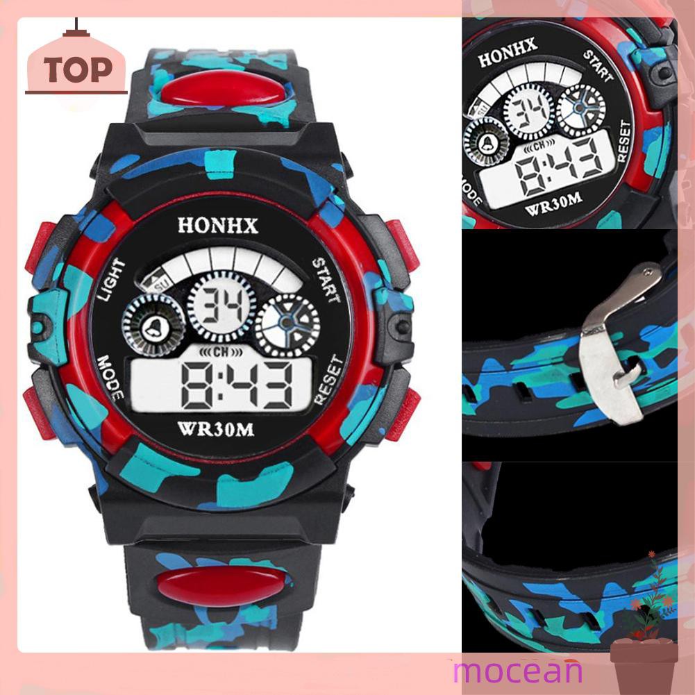 Đồng Hồ Điện Tử Đa Năng Chống Thấm Nước Cho Bé Trai
