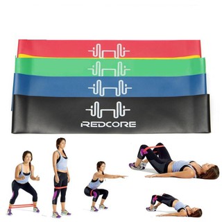 Bộ 4 Dây Mini Band, Dây Cao Su Miniband Tập Chân Mông, Phụ Kiện Tập GYM yoga