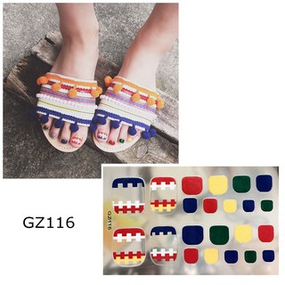 Miếng dán móng chân - Nail Wraps (22 miếng dán khô)