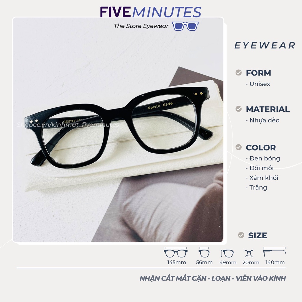 Gọng kính nam nữ, bản Basic quốc dân 3331 nhiều màu Siêu hot 2023 - Kính Mắt Five Minutes