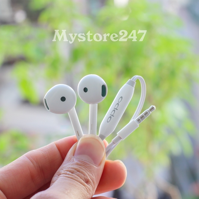 Tai Nghe Oppo Siêu Bass,Chuẩn Màng Loa Xanh,dùng cho máy chân 3.5mm R11, A5, A9, A91, F11, Reno, A31, A12