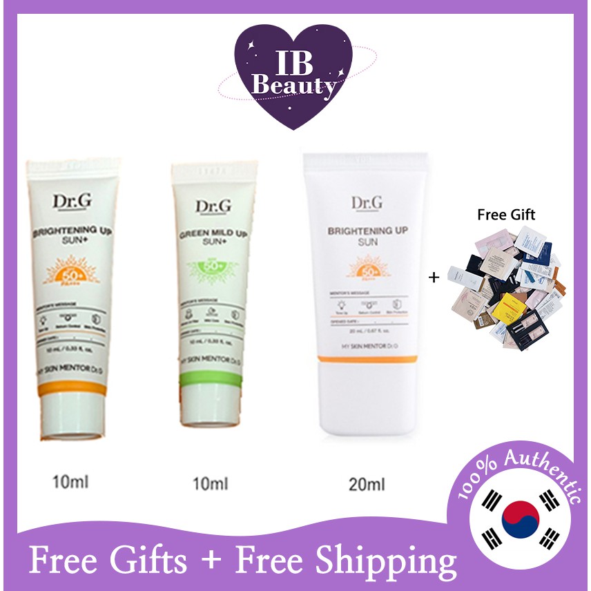 Kem Chống Nắng Dr.G Spf50 + Với 3 Tông Màu Tùy Chọn