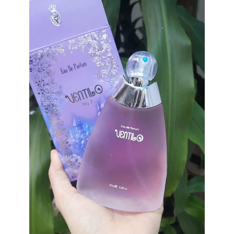 Nước hoa Ventilo Lady Parfum tím hương hoa ngọt nhẹ dịu 90ml