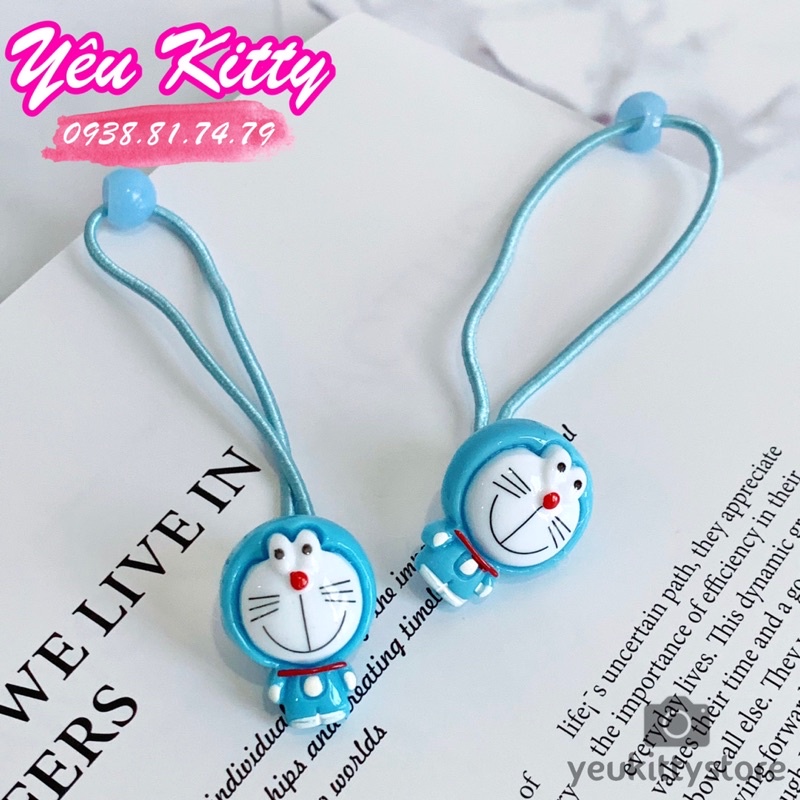 DÂY CỘT TÓC KẸP TÓC DORAEMON