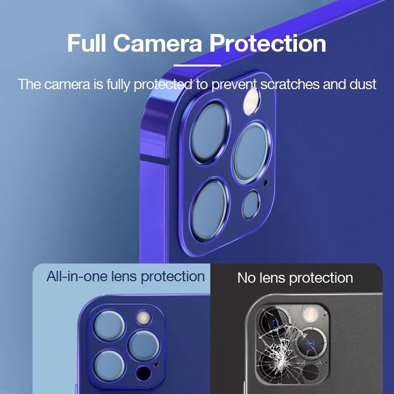 Ốp lưng iphone Điện Thoại Nhám Mạ Viền Cho iPhone 11 12 11 pro max 13 11 pro max 7 plus 8 xs max xr 13 pro 12 pro