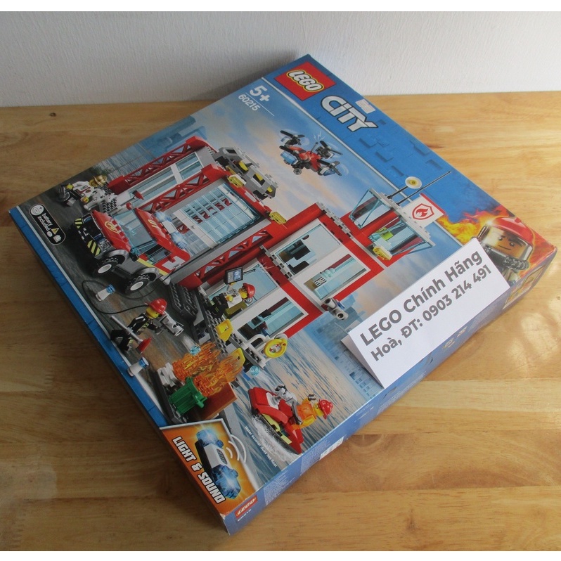 Đồ Chơi Lắp Ráp LEGO City 60215 Trạm Cứu Hoả