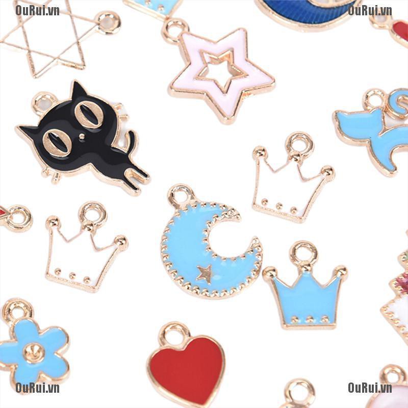 Set 60 Mặt Dây Chuyền Tráng Men Độc Đáo